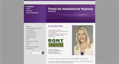 Desktop Screenshot of hypnosetherapie-ac.de